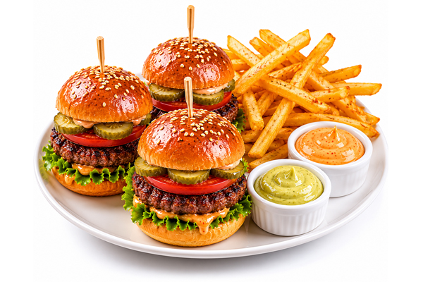 Mini Burger Tabağı