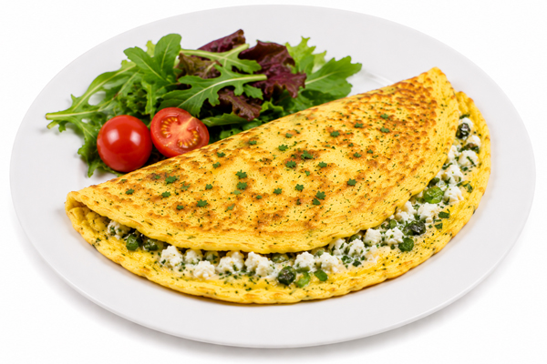 Otlu Peynirli Omlet