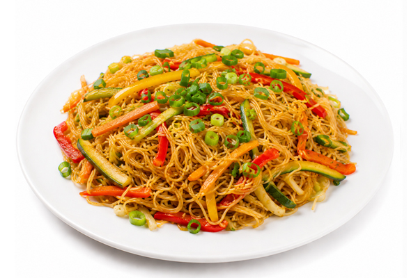 Singapore Noodles (Vegan)